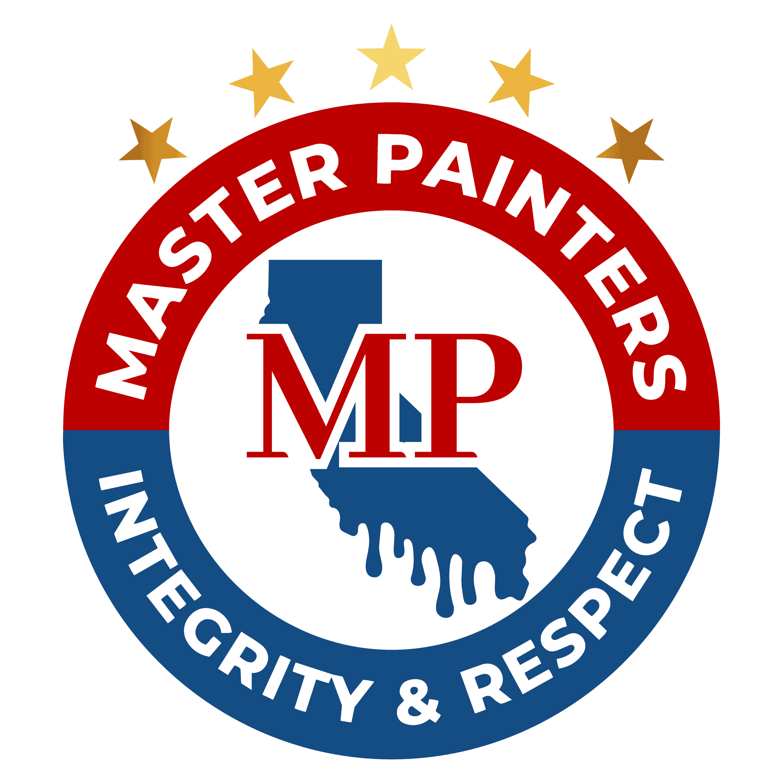 Logo of Master Painters emphasizing integrity and respect in painting services.