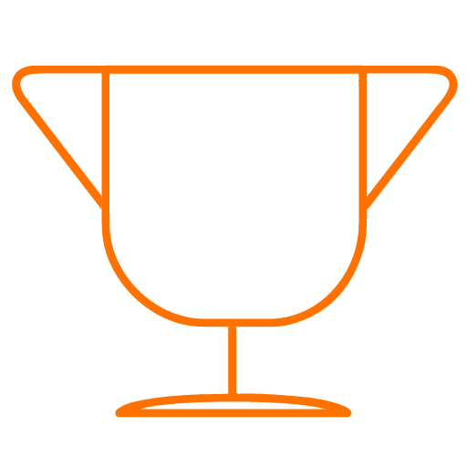 Award trophy icon for recognition and achievement.